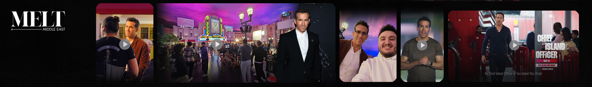 Roll Like Ryan campaign with Ryan Reynolds — Ferrari World Yas Island