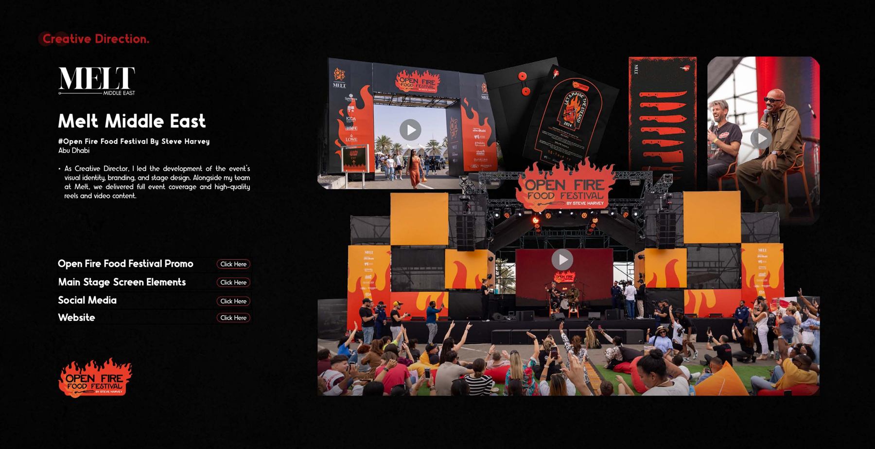 MELT Middle East — Open Fire Food Festival by Steve Harvey