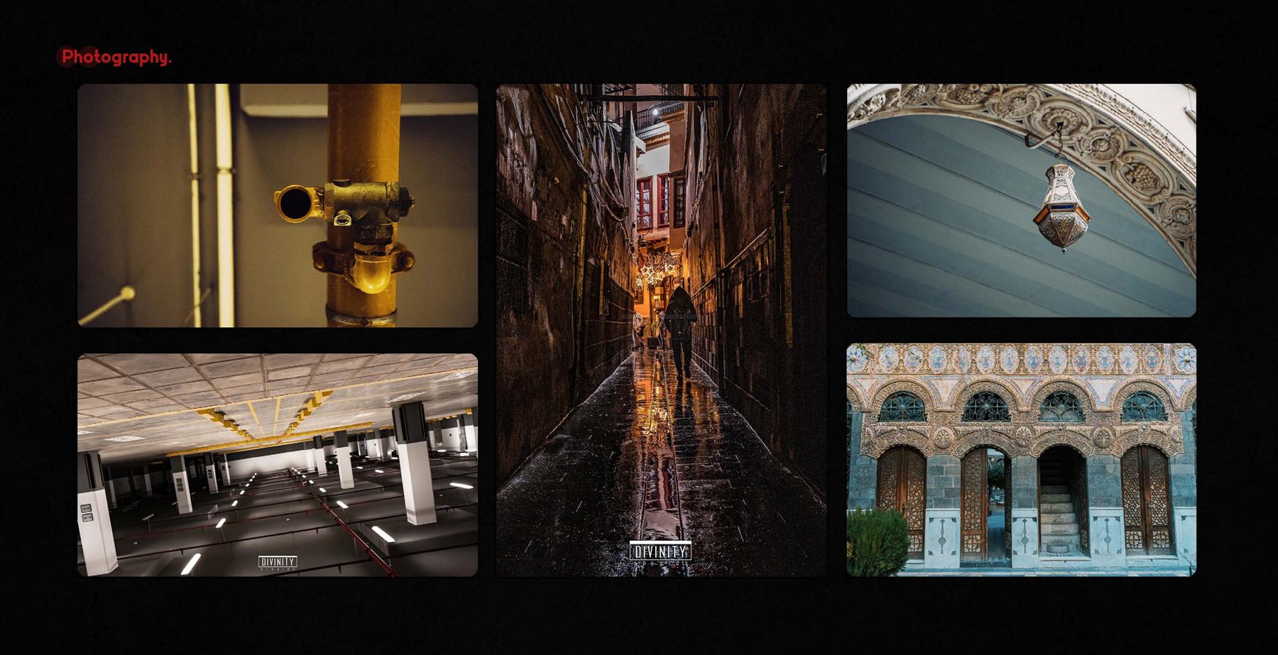 Photography direction portfolio spread